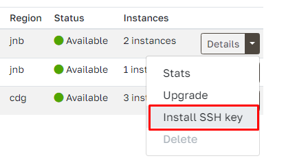 Install SSH Key to your Cloudpepper server