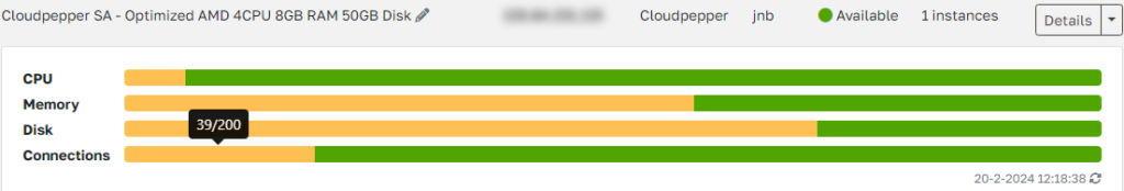 View Odoo database connections